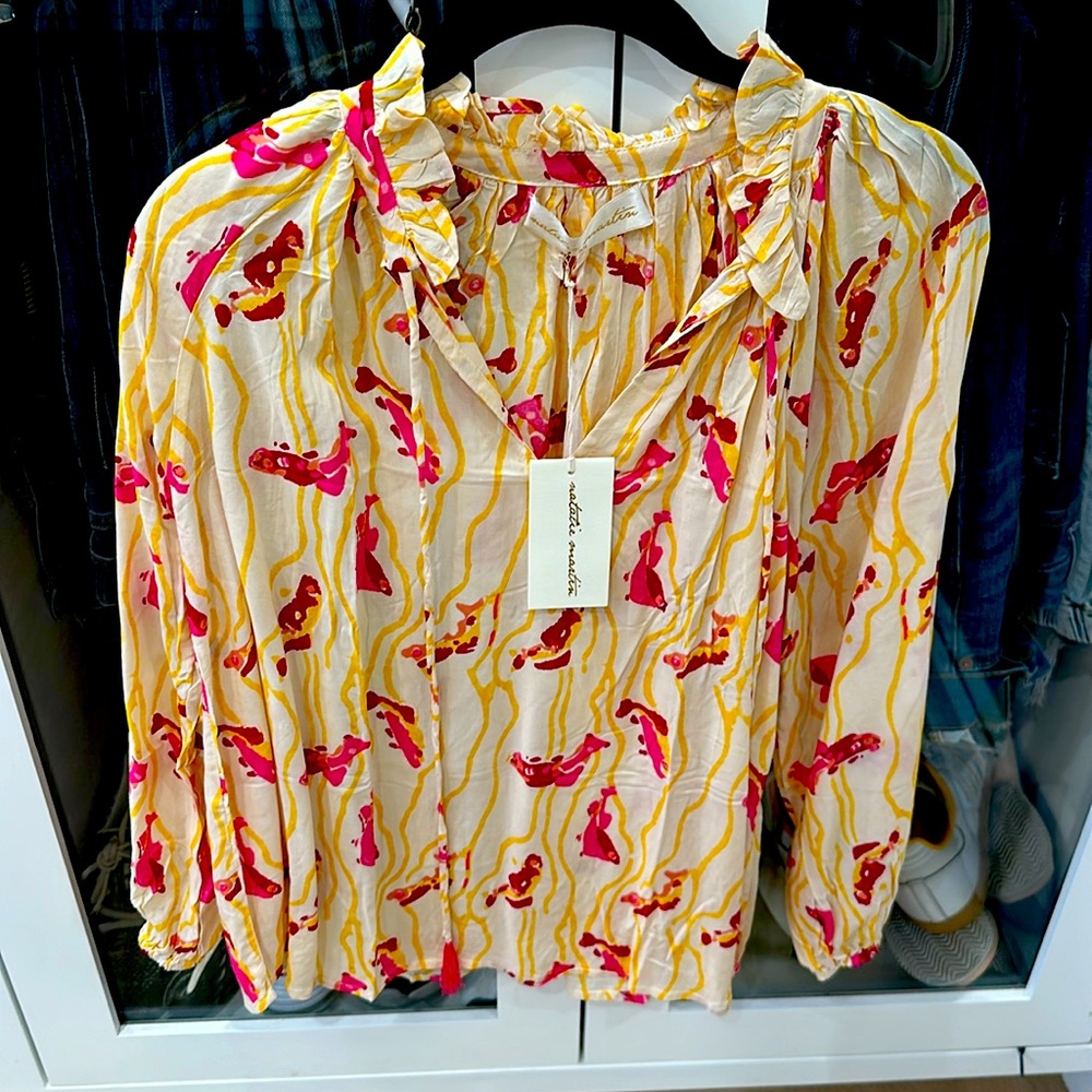 NWT Natalie Martin Blouse